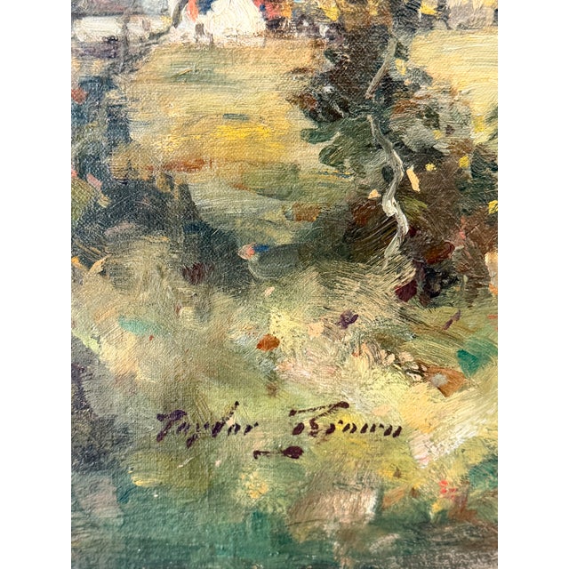 Early 20th Century Scottish Country Lane, Ayrshire Taylor Brown, Mid-20th Century For Sale - Image 5 of 6