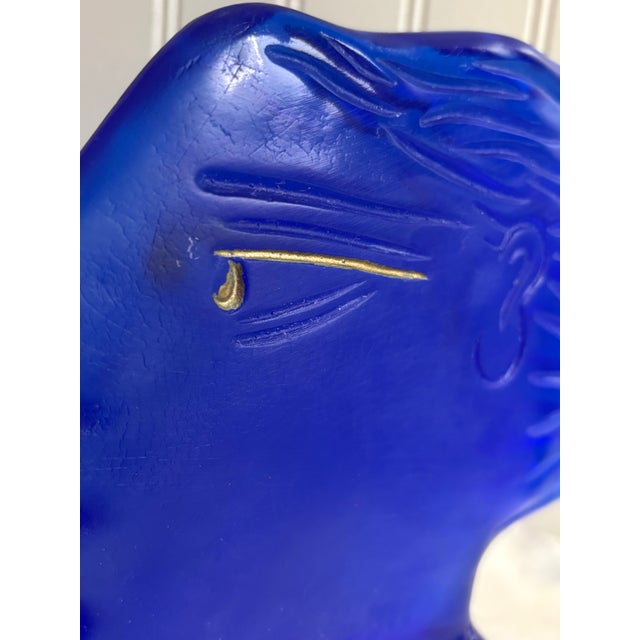 Glass Authentic Alekos Fassianos “Idilios” Daum France Crystal Glass Sculpture 42/200 For Sale - Image 7 of 12