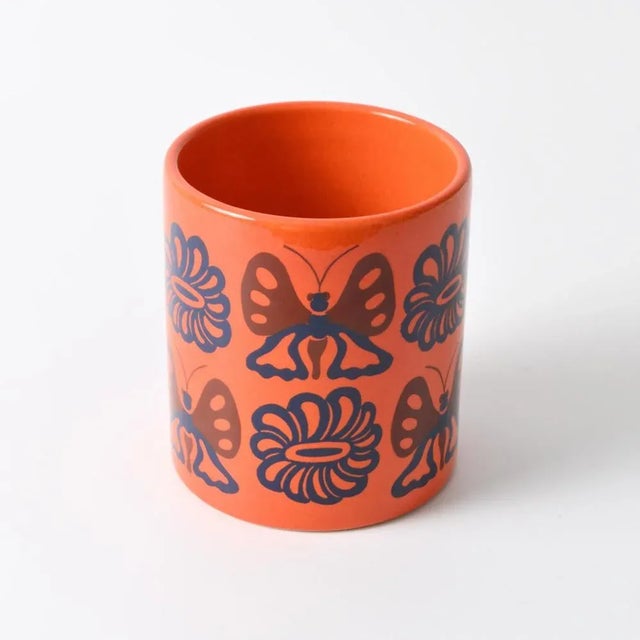 Vintage Orange Ceramic Mug from Waechtersbach, 1970s For Sale - Image 4 of 8