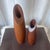 Wood A Pair of Modernist MCM Solid Teak Bud Vases, Circa 1970 For Sale - Image 7 of 7