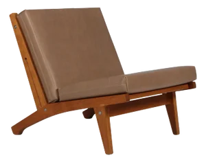 Lounge Chair Model Ge-370 attributed to Hans J. Wegner for Getama, 1960s