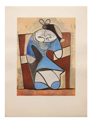 1947 After Picasso, "La Fille De La Concierge" Original Period Parisian Lithograph