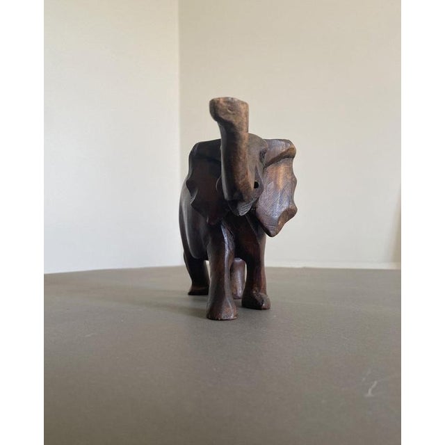 Late 20th Century Carved Wooden Elephant, Italy For Sale - Image 4 of 16