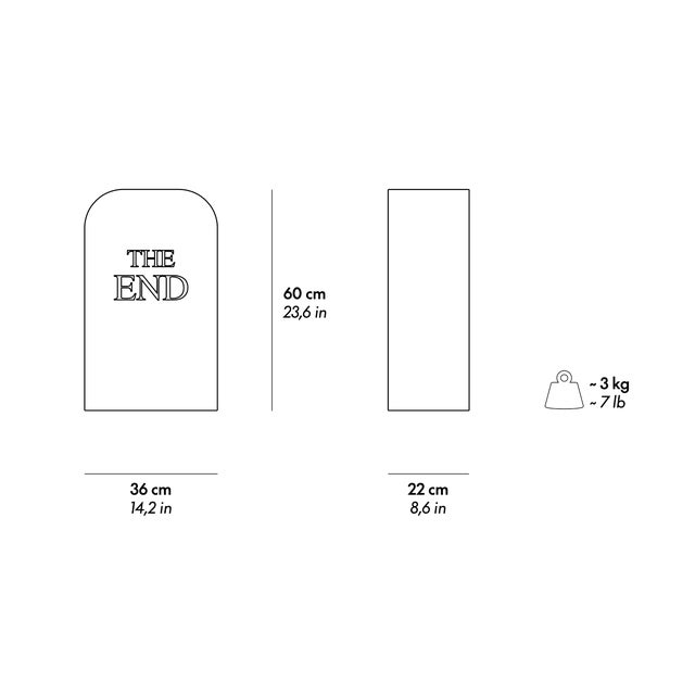 The End Stool by Maurizio Cattelan & Pierpaolo Ferrari For Sale - Image 4 of 5