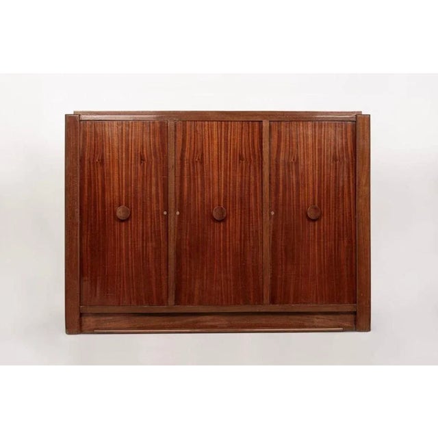 Art Deco Antique French Art Deco Mahogany Sideboard Cabinet by Andre Sornay For Sale - Image 3 of 11