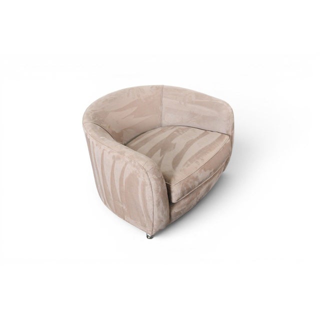 Mid-Century Modern Mid Century Tub Chair in the Manner of Milo Baughman For Sale - Image 3 of 10