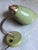 Lime Vintage Mid-Century Modern Lime Green and Chrome Gooseneck Desk Lamp For Sale - Image 8 of 10
