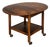 Antique Oak Folding Drinks Trolley on Castors For Sale