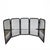 Folding Brass Fireplace Screen, 1950s-1960s For Sale - Image 10 of 13