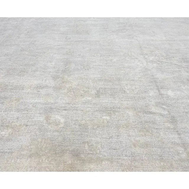 Handwoven Oushak Style Area Rug 12’3″ X 17’5″ - For Sale In Dallas - Image 6 of 10