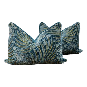 Vintage Re-Designed and Hand-Engineered Pillow Covers - a Pair