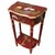 Paint Red Lacquer Chinoiserie Side Table, 1920 For Sale - Image 7 of 7