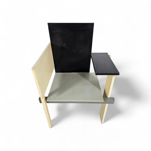 Berlin Chair attributed to Gerrit Rietveld For Sale - Image 12 of 18