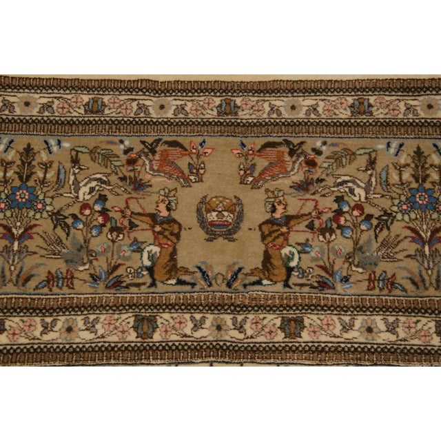 Textile Vintage Tabriz Rug - 11' X 15'1" For Sale - Image 7 of 8