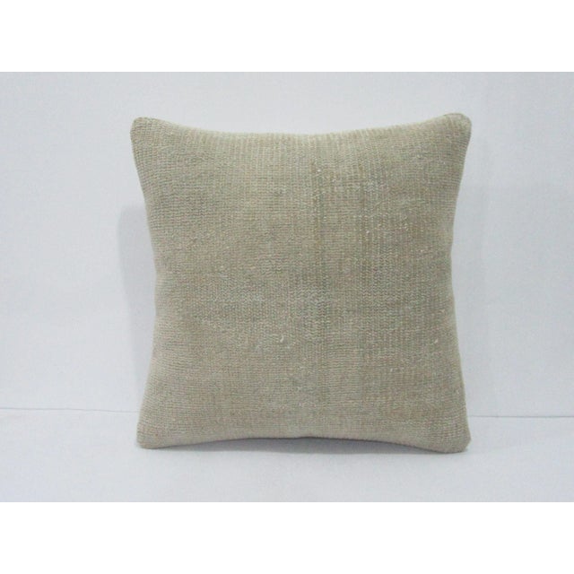 Decorative Ivory Pillow Cover For Sale - Image 4 of 4