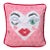 Velvet "Valentina" Custom Made Toss Pillow For Sale