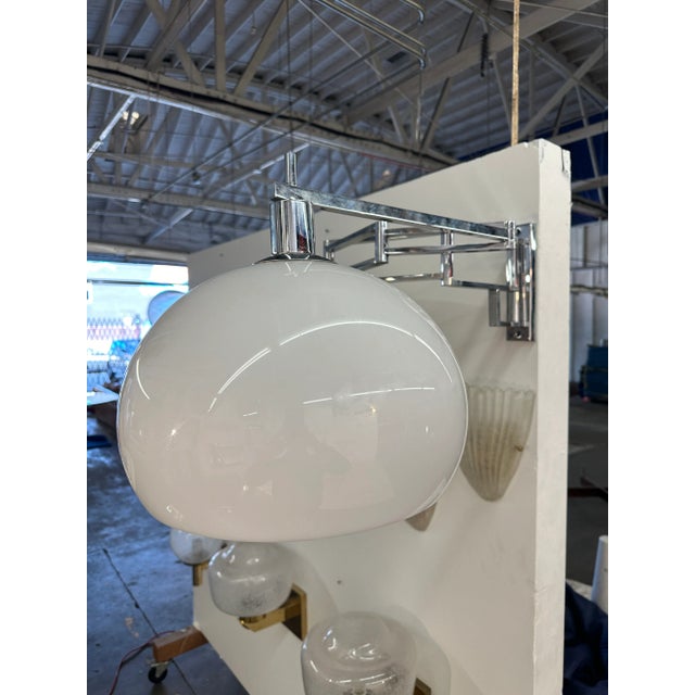 Mid-Century Modern Mid-Century Italian Adjustable Wall Lamp 1980s For Sale - Image 3 of 9