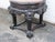Asian Early 1900s Oriental Heavy Carved Flower Statue Stand Side Table 6338 For Sale - Image 3 of 17