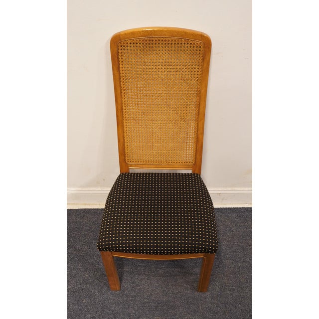 Brown Bernhardt Furniture Contemporary Modern Cane Back Dining Side Chair 275-52 For Sale - Image 8 of 11