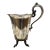 19th Century Silver Plated Brass Vase Pitcher For Sale