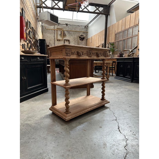 Late 19th Century Oak Console For Sale - Image 13 of 13