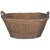 1940s Rustic Wood Basket, 1940s For Sale - Image 5 of 5
