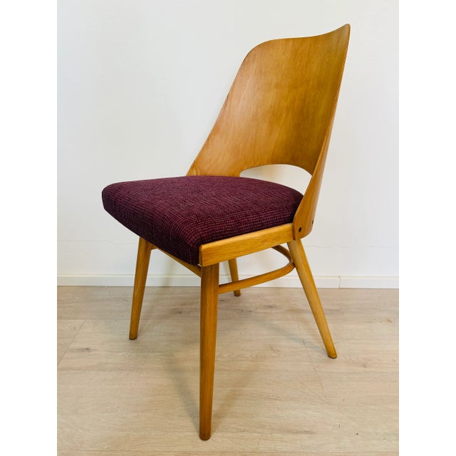 Vintage Czechoslovakian Chair by Radomir Hoffmann for Ton, 1960s For Sale - Image 12 of 12