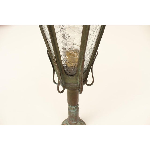 Metal Vintage Copper Lantern from Deutscher Werkbund, 1930s For Sale - Image 7 of 18
