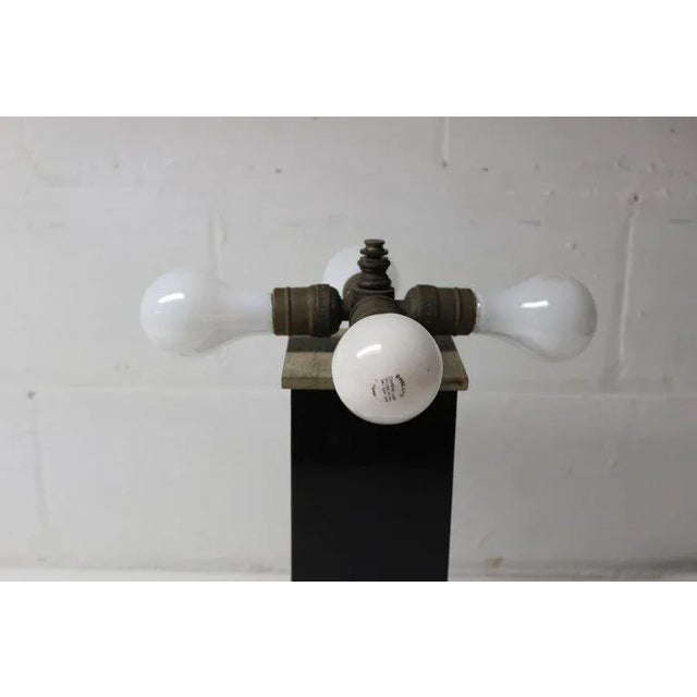 Mid 20th Century Architectural Ceruse Lamps - a Pair For Sale - Image 5 of 10