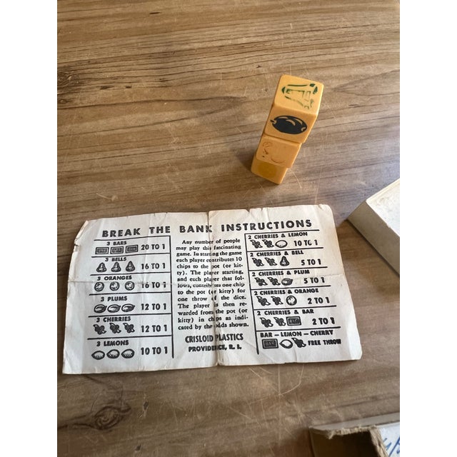 Vintage Casino Themed Dice Game For Sale In Atlanta - Image 6 of 7