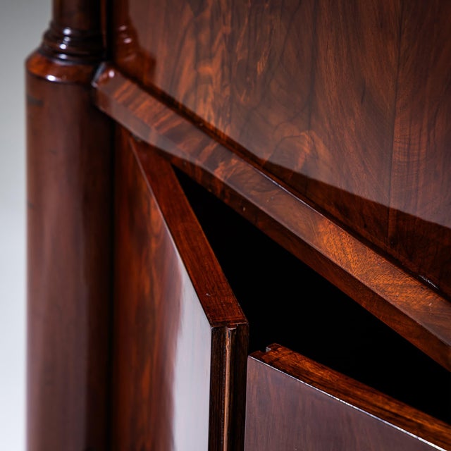 Louis Philippe Secretaire in Mahogany For Sale - Image 14 of 18