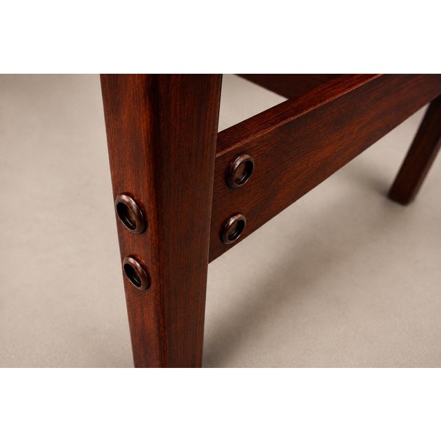 Brazilian Modern Monumental Executive Desk in Rosewood, Sergio Rodrigues, 1959 For Sale - Image 10 of 18