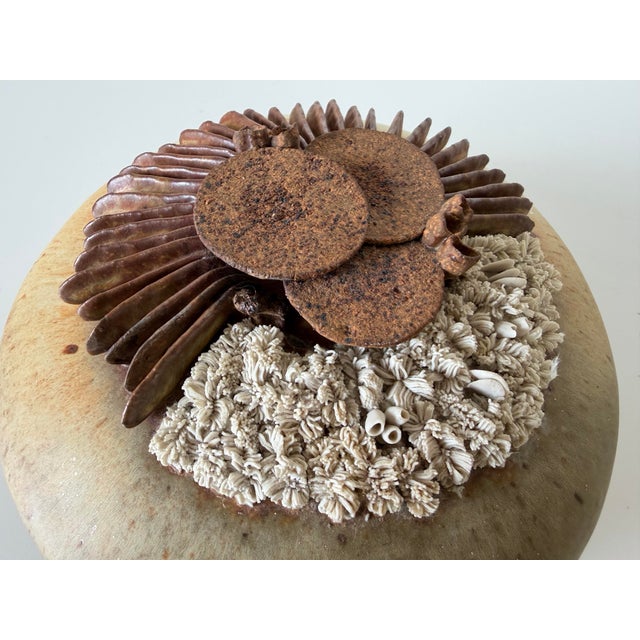 Mid Century Organic Modern Warren Hullow Sea Form Studio Pottery Sculpture For Sale In Miami - Image 6 of 12