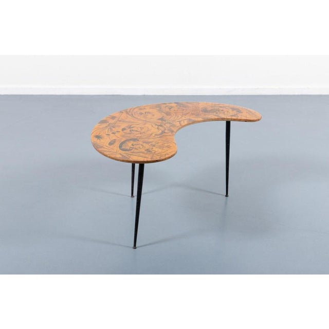 Mid-Century Italian Sculptural Side Table, 1950s For Sale - Image 6 of 9