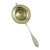 Antique French Sterling Silver Tea Strainer, Gilt Interior For Sale