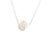 Metal 1990s Tiffany & Co Estate Love Knot Necklace 17" Silver For Sale - Image 7 of 9