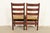 Wood Gustav Stickley Antique Mission Oak Arts & Crafts Ladder Back Dining Chairs, Pair For Sale - Image 7 of 10