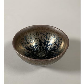 Stoneware bowl with a "hare fur" glaze. Jianyao. Song Dynasty style (960-1279) For Sale