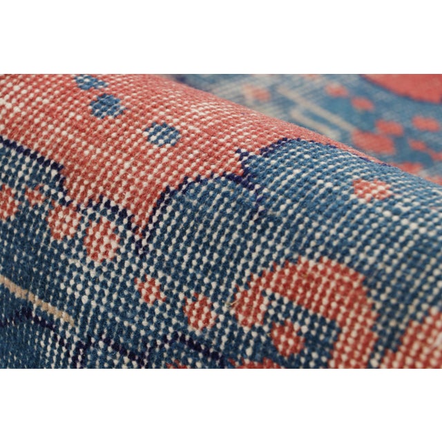 Vintage Zeki Müren Art Deco Rug in Red With Abstract Patterns From Rug & Kilim For Sale In New York - Image 6 of 7