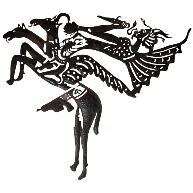 This work is hand signed. It is not dated. Murat Brierre or Murat Briere (1938–1988) was one of Haiti's principal metal...