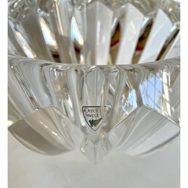 Art Deco Vintage Orrefors Crystal "Zodiac" Signed Bowl For Sale - Image 3 of 10