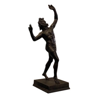 Unknown, Dancing Faun of Pompeii, 1950s, Bronze For Sale