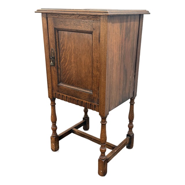 Waring & Gillow of Lancaster Jacobean Revival Nightstand, Antique For Sale
