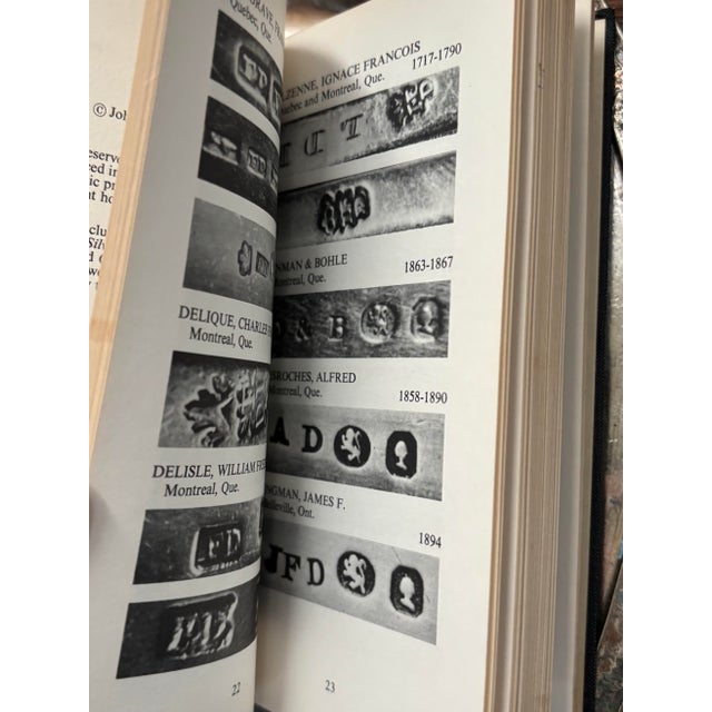 Vintage 1968 "Guide to Marks on Early Canadian Silver" Book For Sale - Image 10 of 10