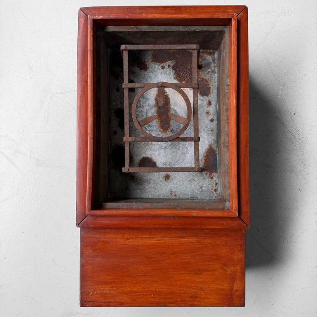 Antique Japanese Wooden Hibachi with Five Drawers, 1890s For Sale - Image 10 of 16