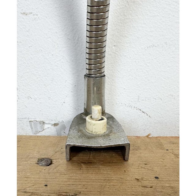 Vintage Grey Italian Gooseneck Table Lamp from GCME, 1950s For Sale - Image 12 of 18