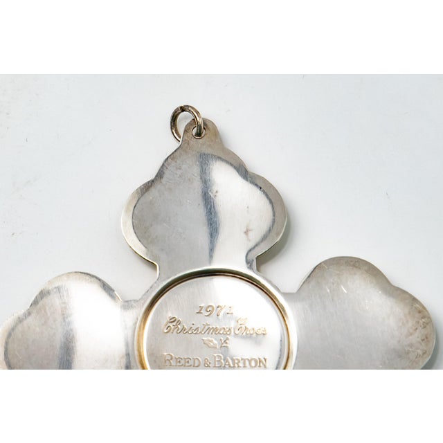 1971 Reed & Barton Sterling Christmas Cross With Original Box For Sale In Nashville - Image 6 of 9