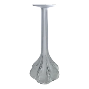 1990’s Lalique Paris Marie Claude Frosted Stem Vase
