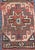 1900 - 1909 Antique Caucasian Kazak Wool Rug in Brick Red, Indigo Blue & Ivor For Sale - Image 5 of 7