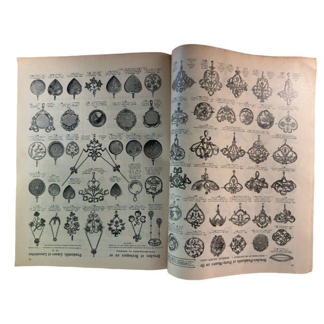 Antique French Decorative Ornament, Arts, Jewelry, Clocks & Metalwork Catalog, Fabriques G. Tribaudeau, Besançon, 1913–1914 For Sale In Philadelphia - Image 6 of 12